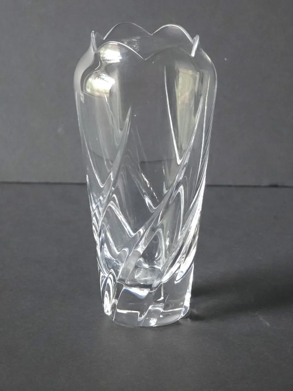 Vintage Mikasa Crystal Bud Vase 5.25